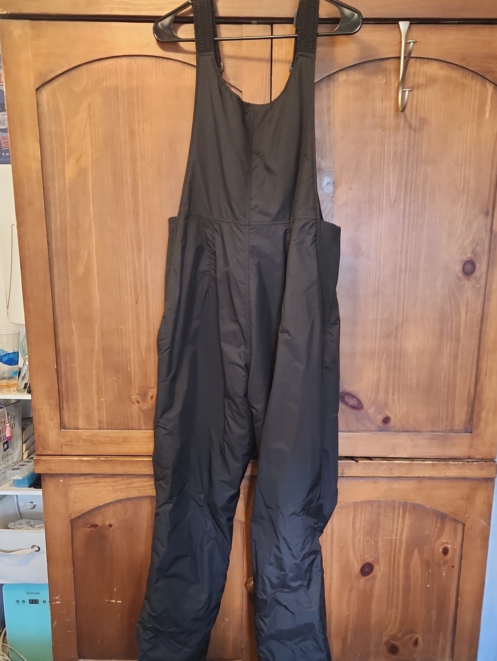 Black Women's Snow Bib Pants